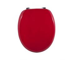 Carpemodo WC Sitz Toilettendeckel Holz WC Deckel Rot
