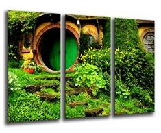 Wandbild - Der Herr der Ringe, 97 x 62 cm, Holzdruck - XXL Format - Kunstdruck, ref.26142