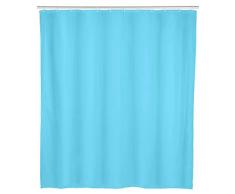 Allstar 23056100 Duschvorhang Zen, wasserabweisend, pflegeleicht, 120 x 200 cm, Blau