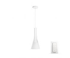 Philips Hue Explore LED Pendelleuchte, inkl. Dimmschalter, dimmbar, alle Weißschattierungen, steuerbar via App, kompatibel mit Amazon Alexa (Echo, Echo Dot), weiß