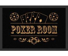 empireposter Poker Room - Fussmatte, Größe: 60 x 40 cm, Material Polypropylen