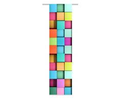 Home Fashion Corner Schiebevorhang Digitaldruck, Stoff, Mehrfarbig, 245 x 60 cm