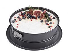 chg Kuchen-Duo Emaille Made in Germany, Springform Ø 28 cm mit schnittfestem Emailleboden und Auslaufschutz inkl. extra großer Emaillebackform Ø 33 cm