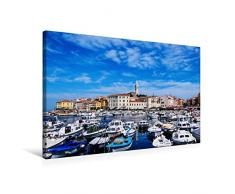 Premium Textil-Leinwand 75 x 50 cm Quer-Format Bezauberndes Rovinj | Wandbild, HD-Bild auf Keilrahmen, Fertigbild auf hochwertigem Vlies, Leinwanddruck von Gabi Hampe