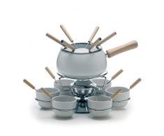 ExcÃ¨lsa Fondue Set, 22-teilig, Weiß