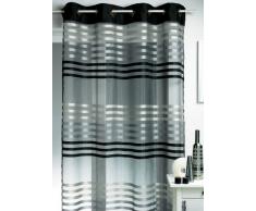 Homemaison HM690889175 Vorhang, Organza, gestreift, elfenbeinfarben