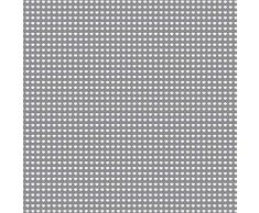 Klebefolie Erika Grau Geometrisches Motiv, Retro-Muster, Dekofolie, Möbelfolie, Tapete, selbstklebende Folie, PVC, ohne Phthalate, 45cm x 1,5m, Stärke 0,095mm, Venilia 54761