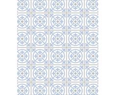 Wenko 2713150100 Glasrückwand Fliesen Blau, Spritzschutz, Gehärtetes Glas, 70 x 60 cm
