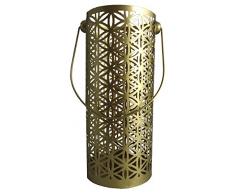 Trimontium Teelichthalter, Metall, Gold