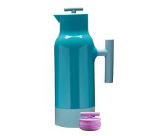 Sagaform Isolierkanne, Kunststoff, türkis, 15x15x31 cm