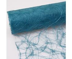 Deko AS GmbH Sizoweb Tischband türkis 20 cm Rolle 25 Meter 64 020-R