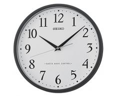 Seiko Unisex Wanduhren Kunststoff schwarz QXR210K
