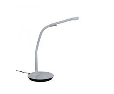 Trio Leuchten 527090111 Polo A+, LED Tischleuchte, Kunststoff, 5 Watt, Integriert, Grau, 40 x 16.4 x 41 cm