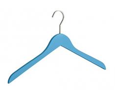 Wenko Bügel Paris Kleiderbügel, Holz, 44 x 25 x 1,2 cm, petrol