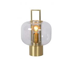 Lucide SOFIA Tischlampe, Glas, 40 W, Mattes Gold