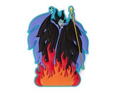 Disney Villains Burning Maleficent Soft Touch PVC Magnet, Bunt, One Size