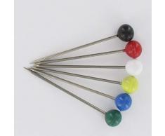 FACKELMANN 33510 Spieße mit Farben, Edelstahl, Grau, 17 x 8 x 1,2 cm, 6 Stück