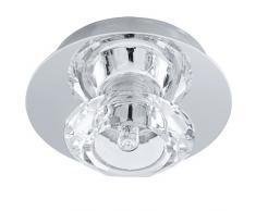 EGLO 91192 Deckenleuchte, Kristall, G9, transparent