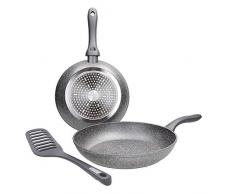 Tognana WI79132AMNF Mythos Pfannen-Set mit 2 Pfannen, Nylon, geschmiedetes Aluminium