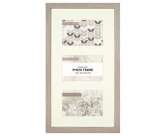 Zep S.r.l Elba 2 Holzbilderrahmen, Holz, grau, 25 x 45 cm