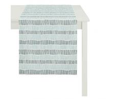 APELT 3949 48x140 14 Läufer, Polyester-Baumwolle, türkis, 48 x 140 cm