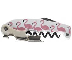 koala Flamingo Set Korkenzieher und Stopfen, Polyamid, pink, 9 x 2.5 x 18.3 cm, 2 Stück