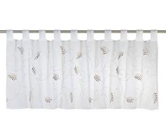 Bistrogardine Salon 06, Scheibengardine 48x140cm, halbtransparent