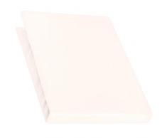 aqua-textil Pur Topper Spannbettlaken 90x200-100x200 cm Schnee weiß Boxspringbetten Auflage Topperlaken Baumwolle