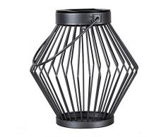 Pauleen 48071 Sunshine Hope Solar-Laterne Grau für außen-Balkon oder Garten, Metall, 0.005 W