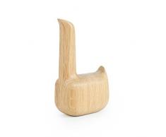 Normann Copenhagen Swan Figur, Holz, beige, 11.5 x 6.2 x 18 cm