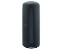 Brabantia Treteimer Retro Bin, Noir mat, 30 l