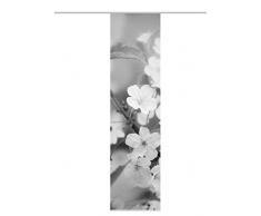 Home Fashion Schiebevorhang Dekostoff Digitaldruck NILA, Polyester, Grau, 245 x 60 cm