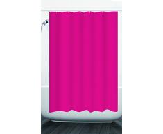 Duschvorhang Anti Schimmel Effekt Badewannenvorhang Wasserdicht inkl.12 Ringe (rot)