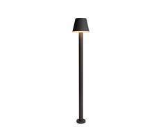 Lucide JOSY-LED - Pollerleuchte Außen - Ø 16 cm - LED - 1x6W 3000K - IP44 - Schwarz