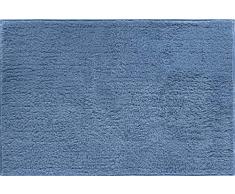 Grund Badteppich 100% Baumwolle, ultra soft, rutschfest, ÖKO-TEX-zertifiziert, 5 Jahre Garantie, MANHATTAN, Badematte 60x90 cm, jeansblau