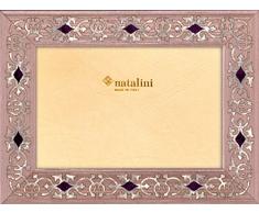 Natalini Marrakech Lilla 13X18 Bilderrahmen mit Unterstützung für Tisch, Tulipwood, Lila, 13 X 18 X 1,5