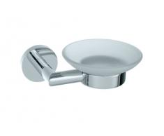 WENKO 17949245 Power-Loc Seifenablage Revello - Seifenschale, Befestigen ohne bohren, Messing, 15 x 5.5 x 11.5 cm, Chrom