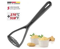 Westmark Kartoffelstampfer, Hitzebeständig bis 270 °C, PPA, Länge: 27,5 cm, Gentle Plus, Schwarz, 28632275
