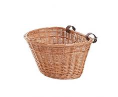 e-wicker24 Fahrradkorb, Korb, honiggelb, 35 x 30 x 23 cm