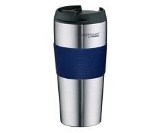 ThermoCafé by THERMOS 4056.256.040 Coffee To Go Thermobecher ThermoPro, Edelstahl mattiert Blau 0,4 l, BPA-Free