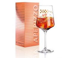 RITZENHOFF Aperizzo Aperitifglas von Véronique Jacquart , aus Kristallglas, 600 ml, mit edlen Goldanteilen