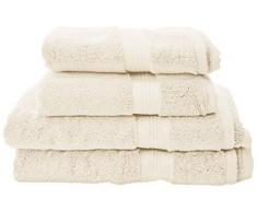 Pinzon Handtücher-Set, Pima-Baumwolle (2 Badetücher + 2 Handtücher) - elfenbeinfarben