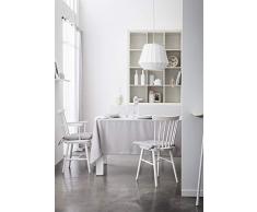 TODAY Tischdecke Chantilly 140/240, Baumwolle 140 x 240 cm, Baumwolle, grau, 140 x 240 cm