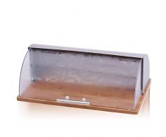 Renberg Breadbox Brotkasten, 38 x 26,8 x 14 cm, Edelstahl