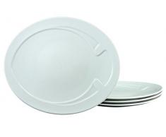 CreaTable 16695, Serie GOURMET, Geschirrset Grillteller FISH 30,5cm 4 teilig