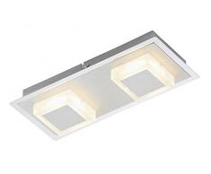 Briloner Leuchten Deckenleuchte, LED Lampe, Deckenlampe, LED Strahler, Wandleuchte, Wohnzimmerlampe, Deckenstrahler, Wandlampe, Deckenspot, Deckenbeleuchtung