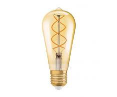 Osram LED Vintage 1906 Lampe, Sockel: E27, Warm White, 2000 K, 5 W, Ersatz für 25-W-Glühbirne