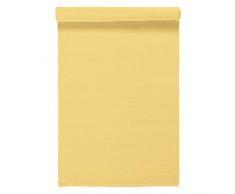 LINUM UNI Tischläufer, Baumwolle, Helles Pfirsichgelb, 45 x 150 cm, Stoff, 45x150 cm