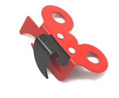 FACKELMANN 00888 Profi Dosenöffner 2 in 1, rot