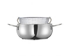 Inoxriv iobio Fritteuse, Edelstahl, Durchmesser cm. 20